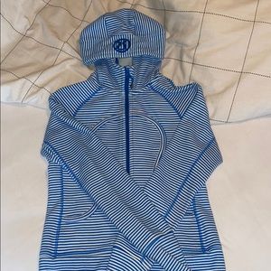 Blue Striped Women's Top